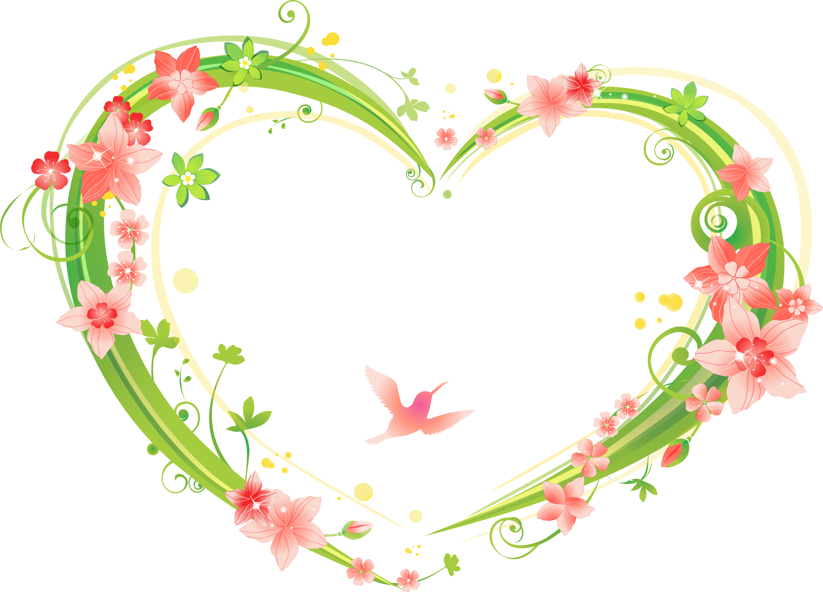 Download Heart Shaped Flowers Frame 2660 1914 Transprent Png Png Image With No Background Pngkey Com