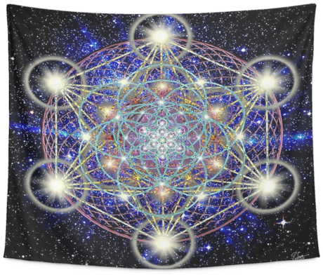 Sacred Geometry Metatrons Cube New Age Cosmic Universe - Sacred ...