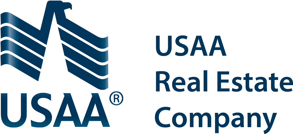 Usaa Realco Logo Gradient Blue Side Stacked - Usaa Insurance Logo Png ...