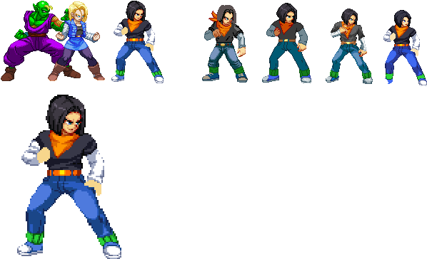 Download If I Can Help Android 17 Mugen Char Png Image With No Background Pngkey Com