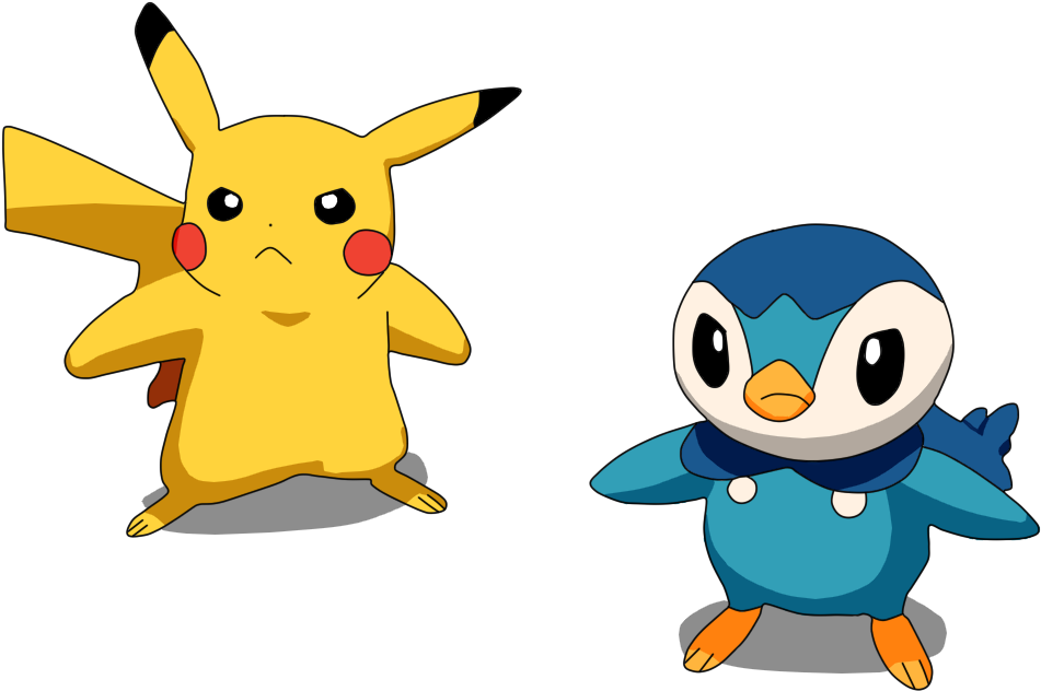 Piplup Drawing Emo - Piplup And Pikachu Png - Free Transparent PNG ...