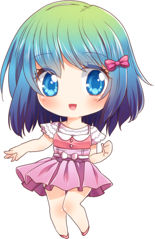 Chibi Anime Girl - Free Transparent PNG Download - PNGkey