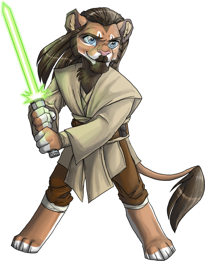 Chibi Qui-gon Jinn - Qui Gon Jinn Chibi - Free Transparent PNG Download ...