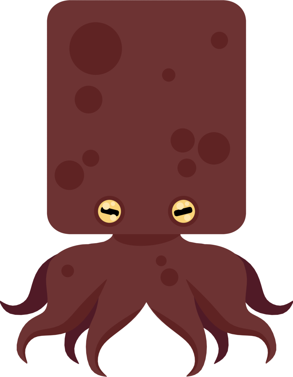 Animal[animal] Giant Pacific Octopus - Illustration (1000x1285), Png Download