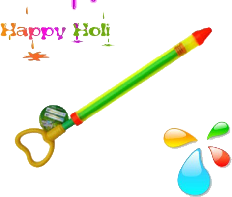 Download Holi Pichkari - Happy Holi Images Png PNG Image with No Background  