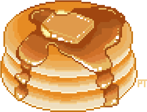 Download Transparent Pancakes - Pixel Art Food Png PNG Image with No ...