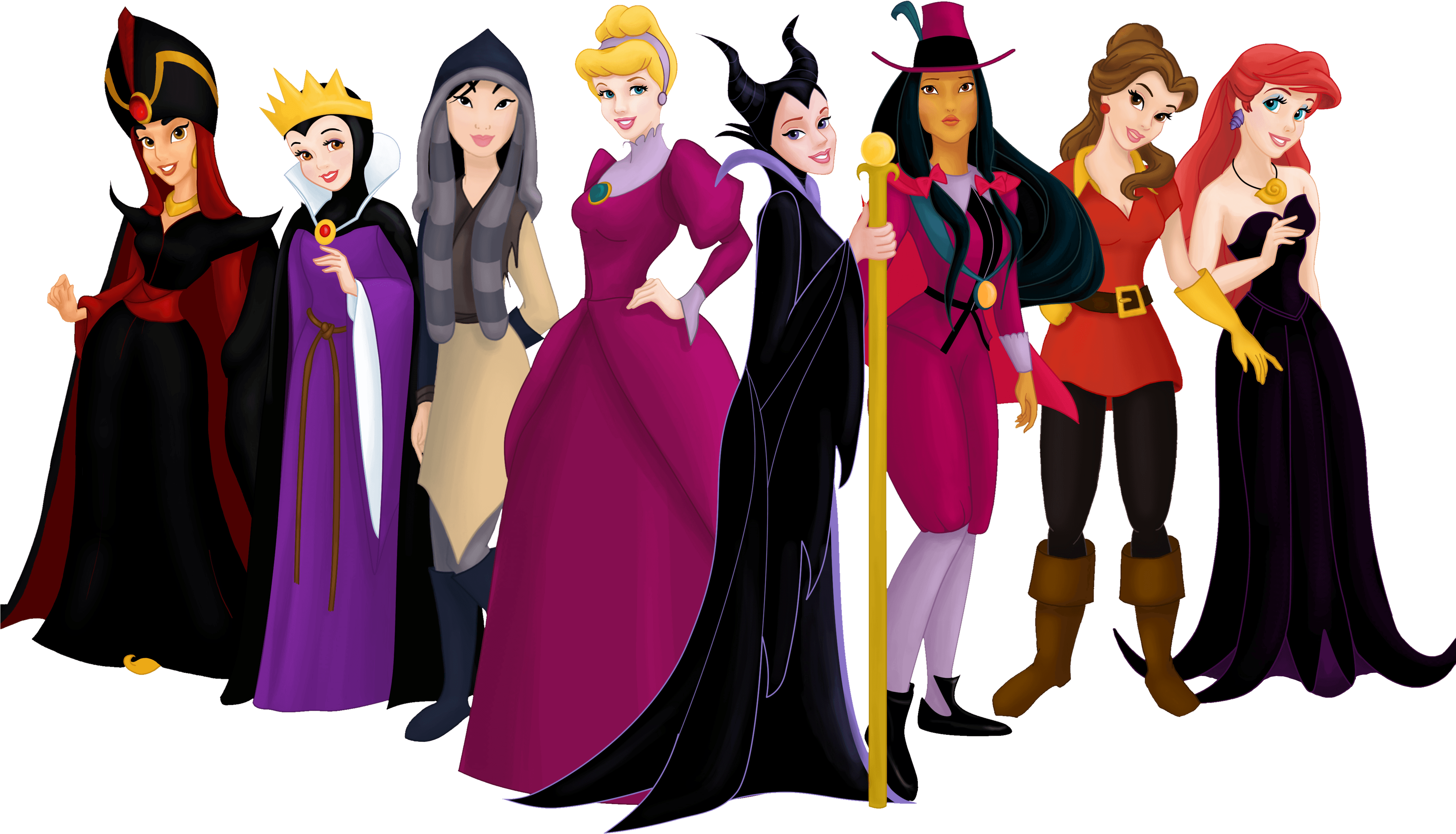 Download Evil Princesses Png Clipart Picture Disney Princess Villains Png Image With No