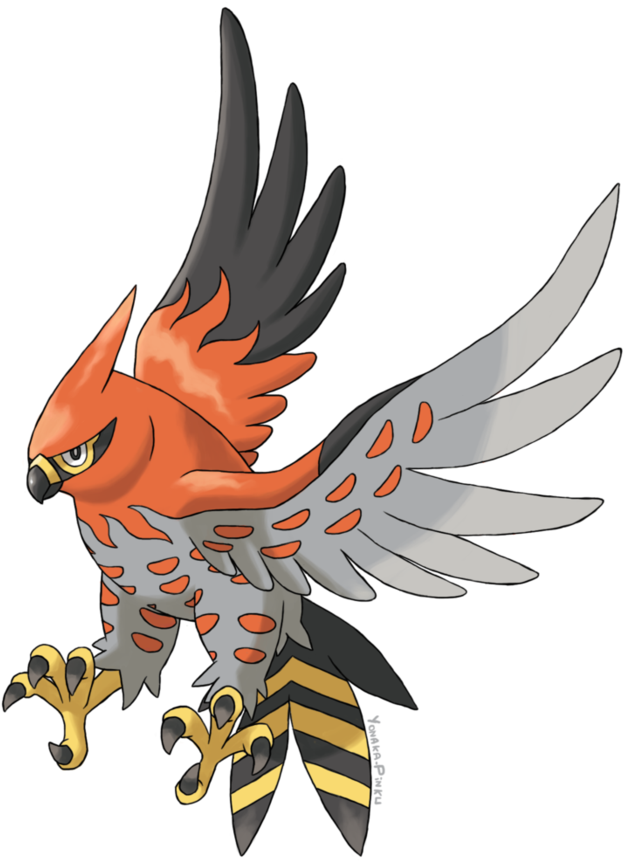 Download Talonflame By Alounea On Deviantart Pokemon Flambusard Png Image With No Background 