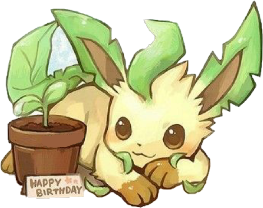 Download Leafeon Pokemon Planta Naturaleza Kawaii Green - Cute Leafeon ...