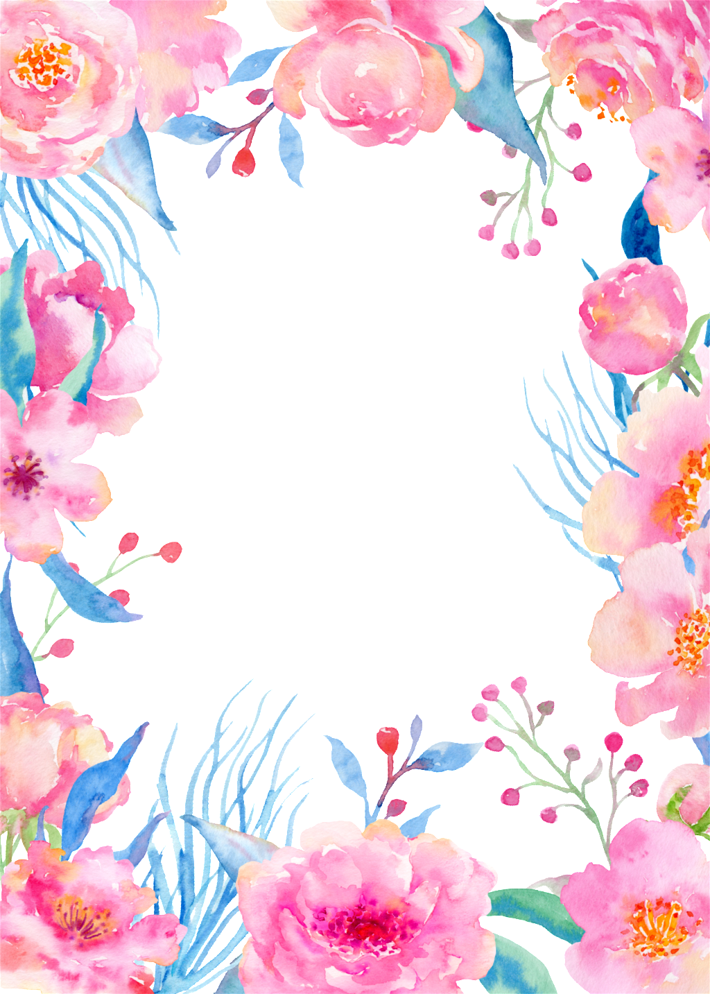 Download Transparent Background Flower Border PNG Image with No Background  