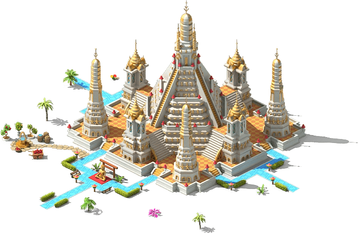 Download Golden Temple - Hindu Temple PNG Image with No Background -  