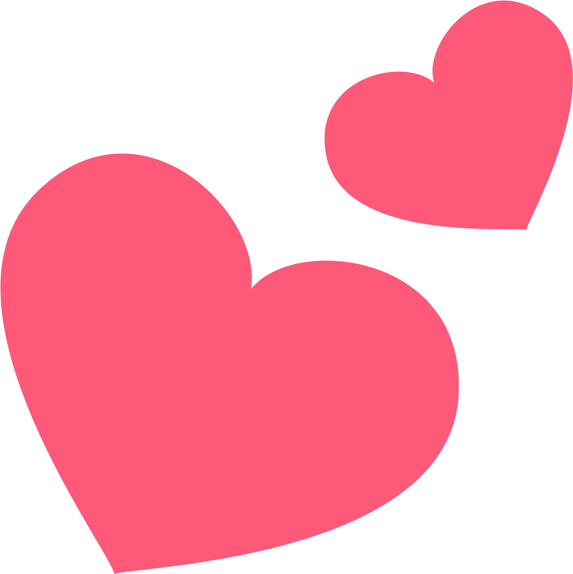 Pink Emoji Hearts Png » Path Decorations Pictures - Two Hearts Emoji 