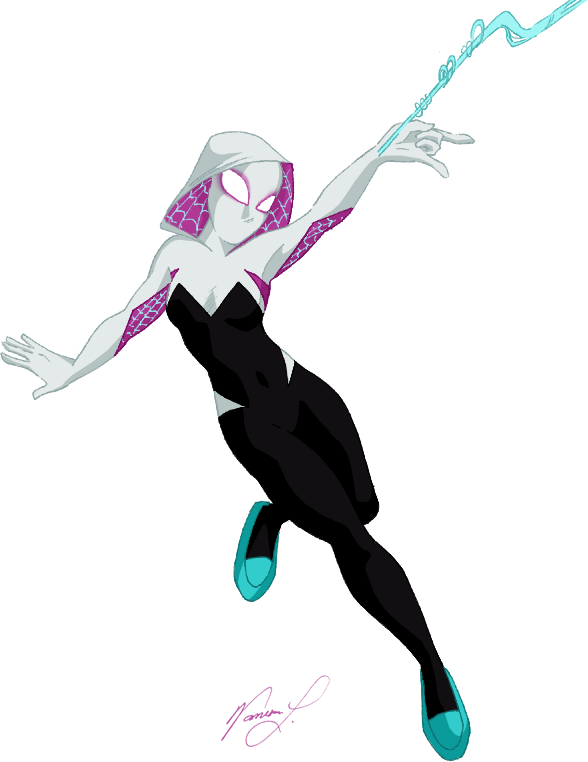 Spider Gwen Png Spider Gwen Dibujo Free Transparent Png Download