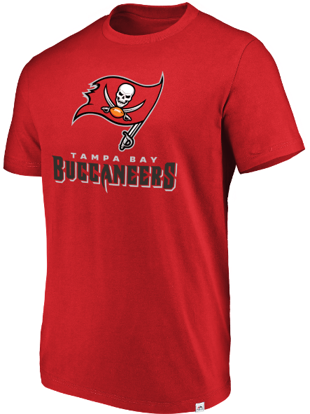 Download Tampa Bay Buccaneers Majestic Men's Red Flex Logo T-shirt - Nikki  Bella New Shirt PNG Image with No Background 