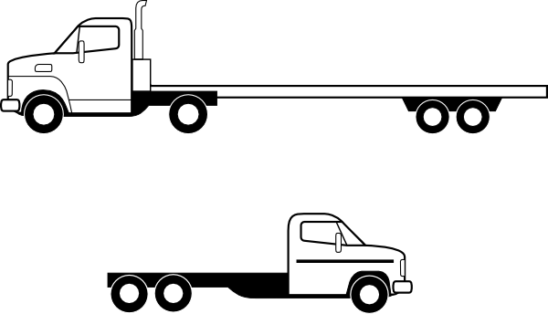 Free Free 287 Flat Bed Truck Svg SVG PNG EPS DXF File