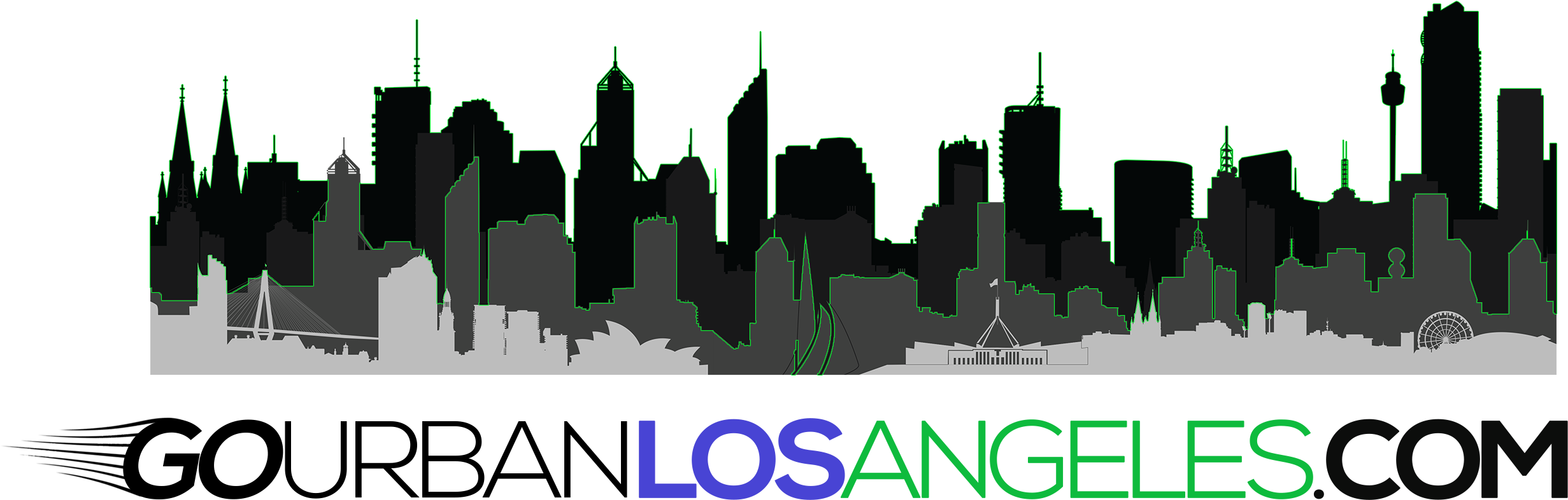 Download Go Urban Los Angeles City Border Png Png Image With No Background Pngkey Com