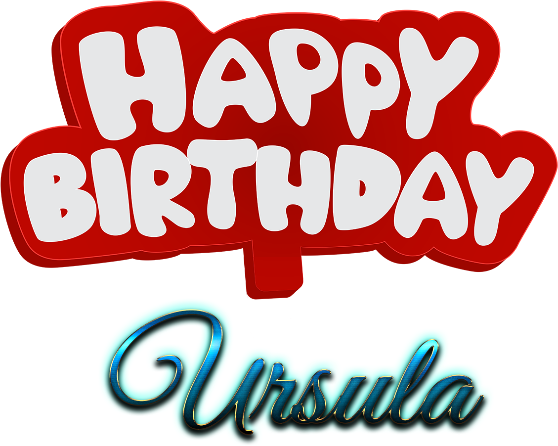 Download Ursula Happy Birthday Name Logo - Happy Birthday Cake Saima ...