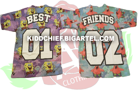 spongebob and patrick best friends shirts