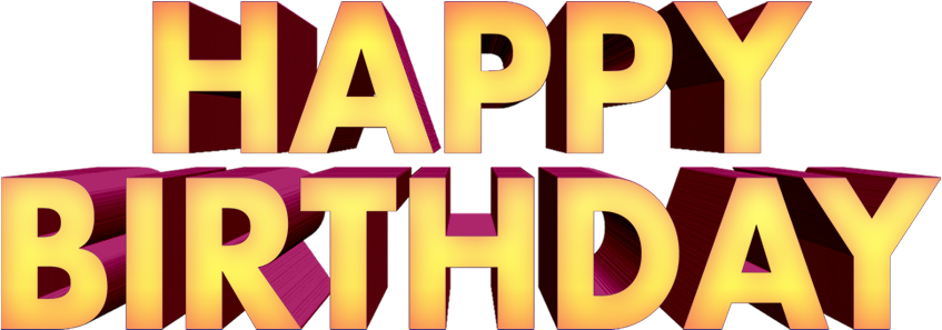 Happy Birthday Png Text 3d Free Downloads Graphic Design Free