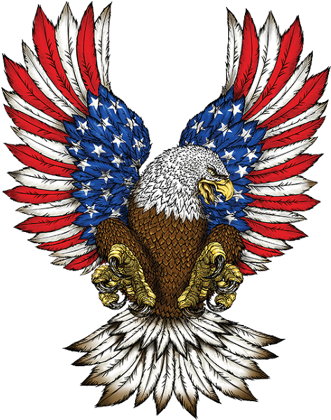 Usa Eagle Png Image Transparent Download - American Flag 4th Of July ...