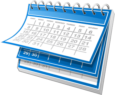 clipart for calendars