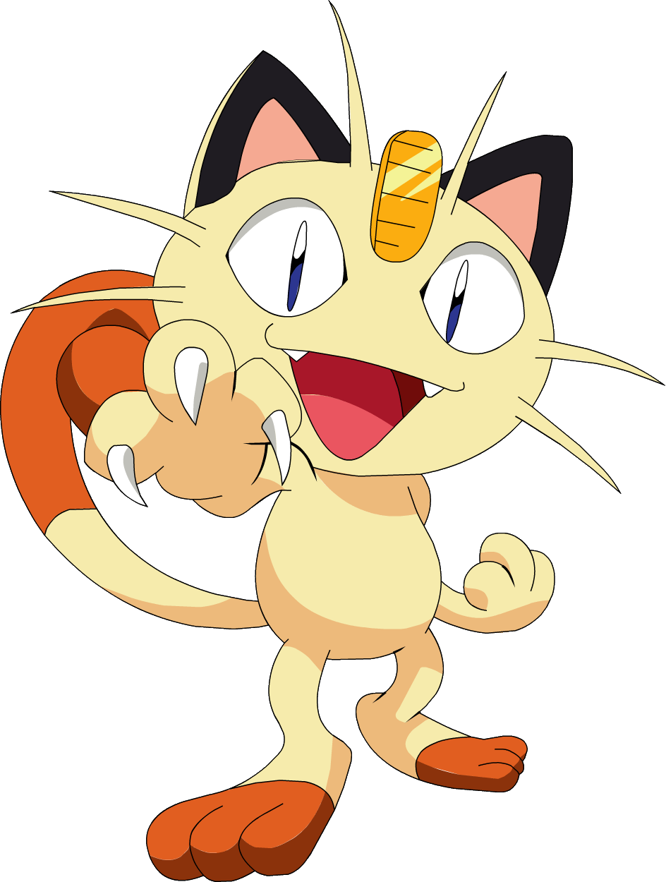 Download 052meowth Ag Anime - Popular Pokemon Characters PNG Image with ...