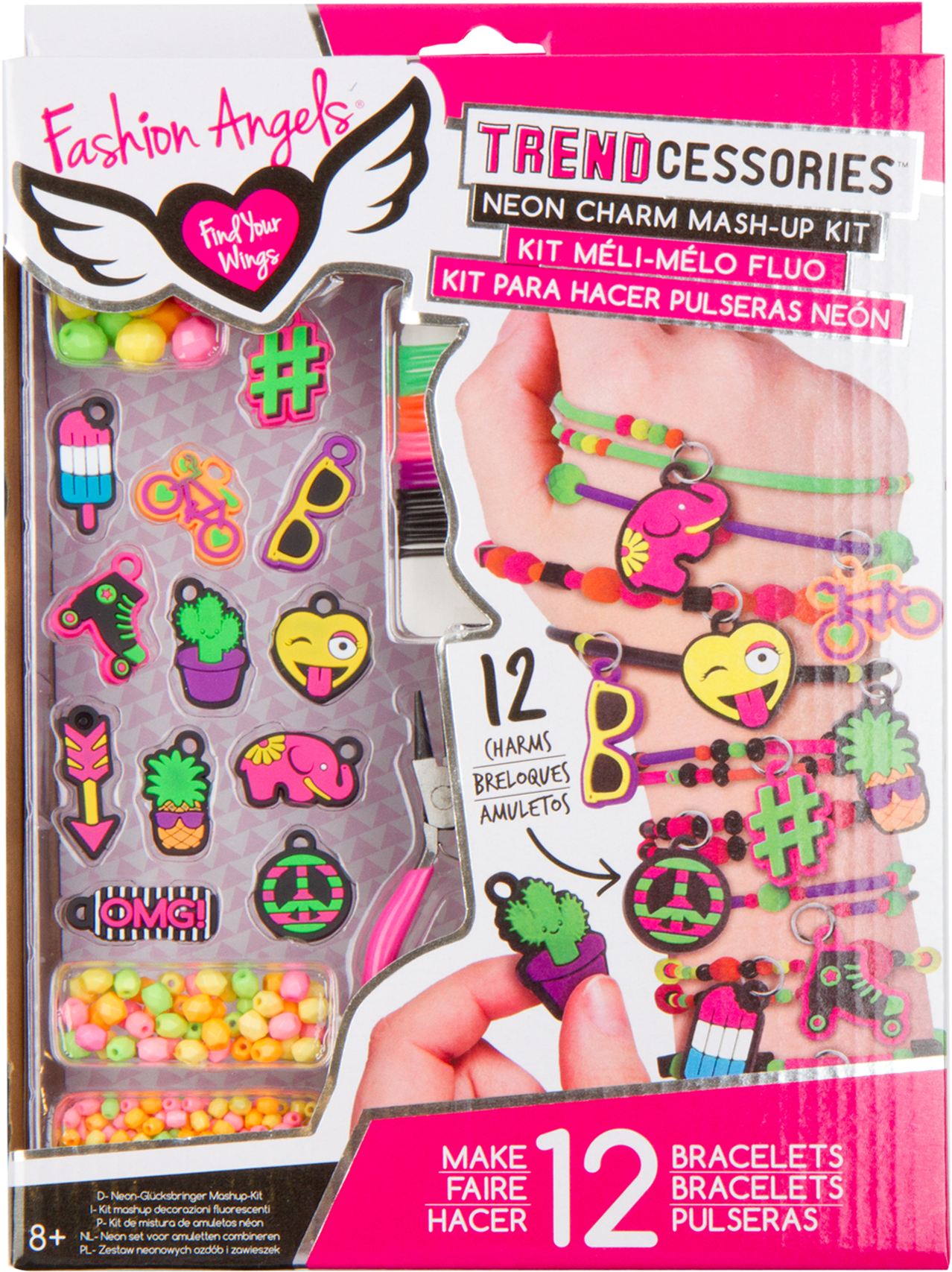 Fashion Angels Neon Charm Mash Up Kit (1800x1800), Png Download
