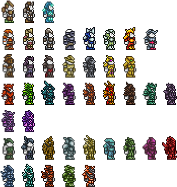 Metallurgy Armors - All Terraria Armors - Free Transparent Png Download 