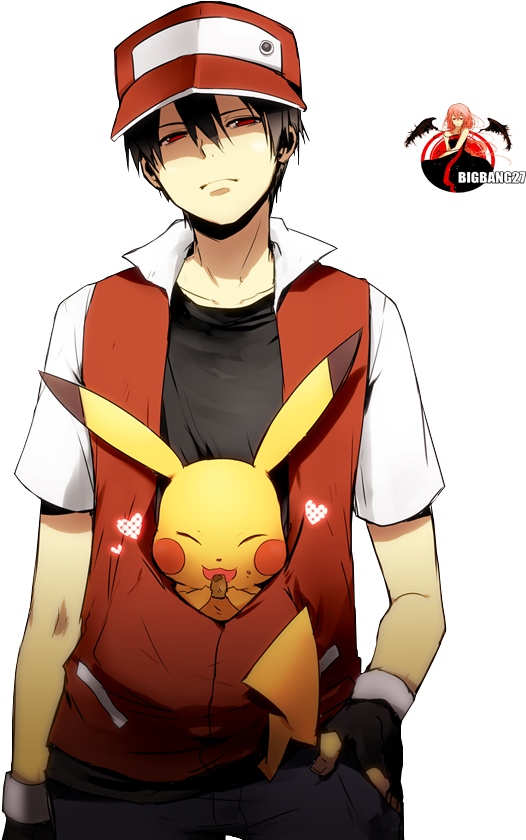 Pokemon Red Png - Pokemon Trainer Red - Free Transparent PNG Download ...