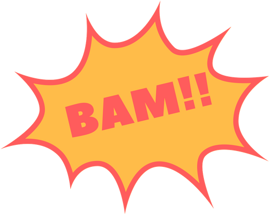 Download Bam Comic Png - Free Banner Png PNG Image with No Background ...