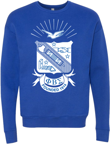 Download Phi Beta Sigma Bella Canvas Shield Sweatshirt - Phi Beta Sigma ...