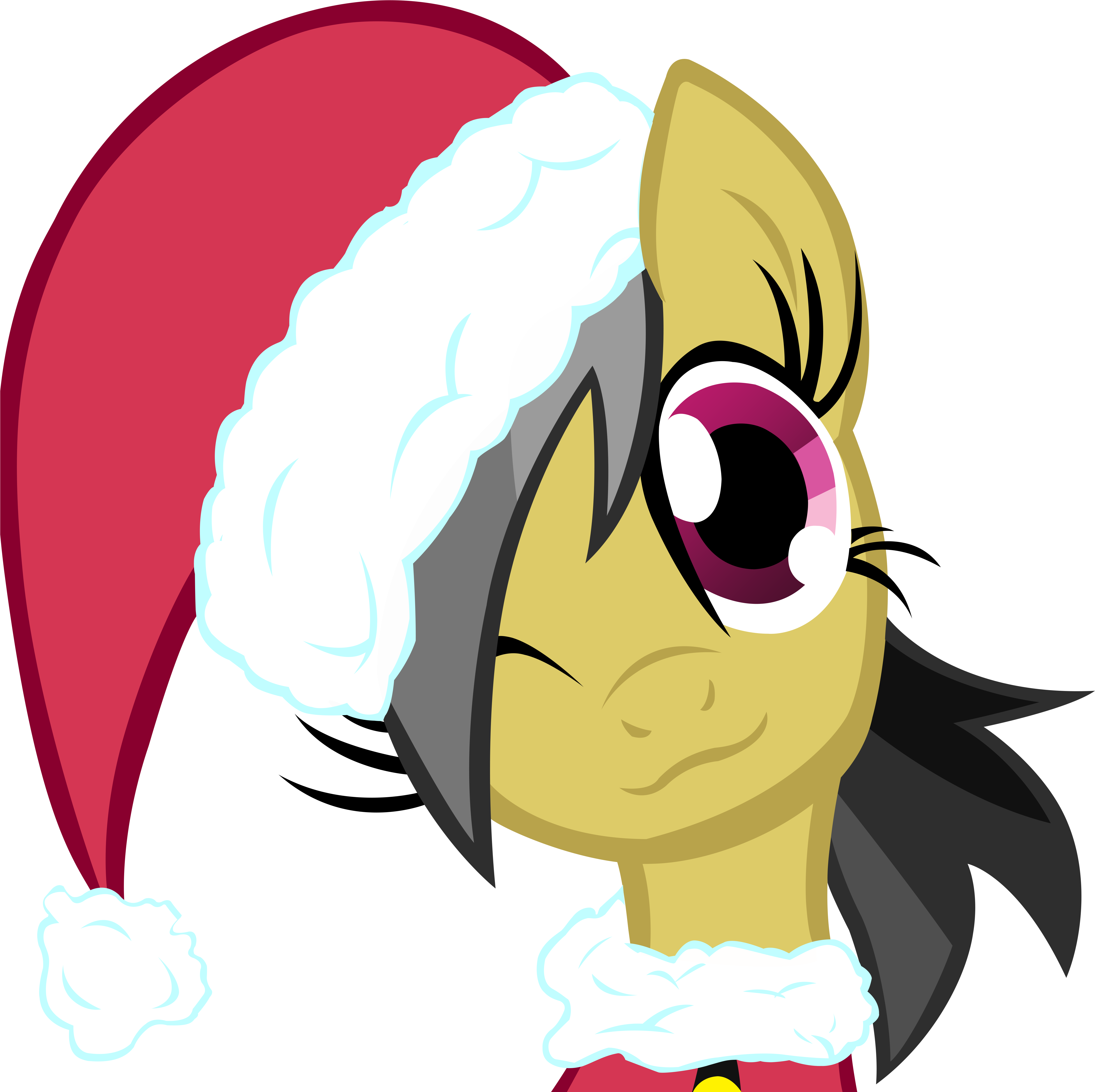 pony santa hat