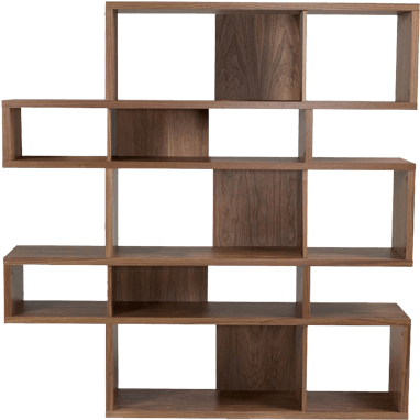 Download Storage Bookshelf With Chequered Shelves Contemporary Wood Bookshelf Png Png Image With No Background Pngkey Com