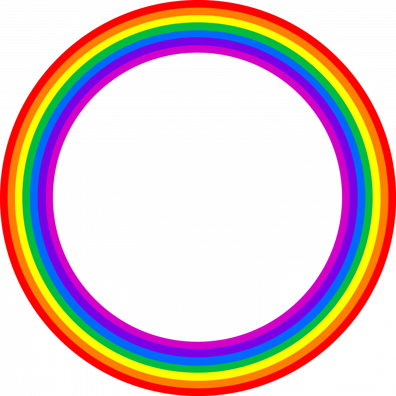 Full Circle Rainbow Free - Star Of Life - Free Transparent PNG Download ...