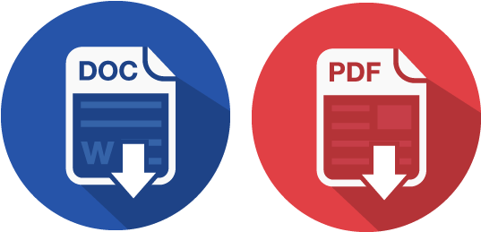 Word And Pdf Icon - Free Transparent PNG Download - PNGkey