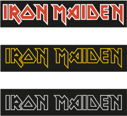 Download Iron Maiden 3 Logo Vector - Iron Maiden - Piece Of Mind (cd ...