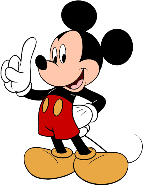 Mickey1 - Mickey Mouse Coloring Pages - Free Transparent PNG Download ...