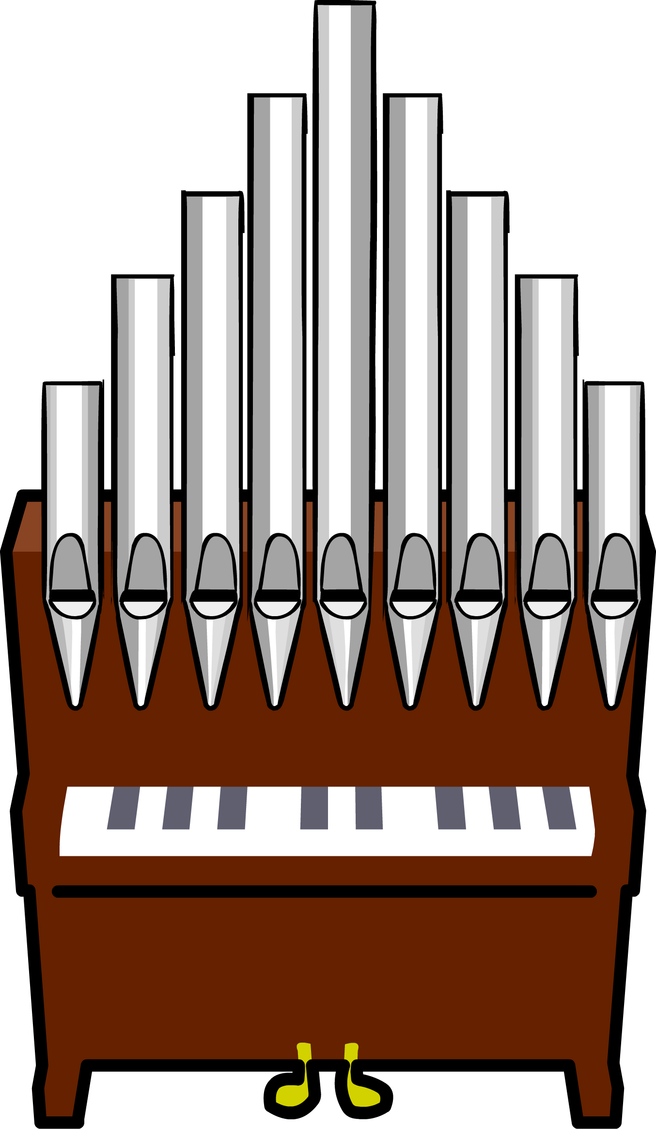 Pipe Organ - Png - Pipe Organ Clipart (1354x2327), Png Download