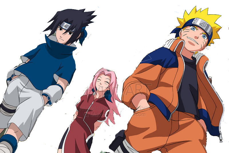 Download PNG Naruto, Team 7 - Free Transparent PNG