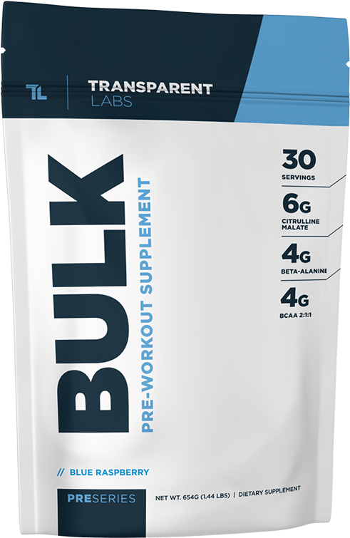 Bulk - Bulk Pre Workout Label (840x840), Png Download