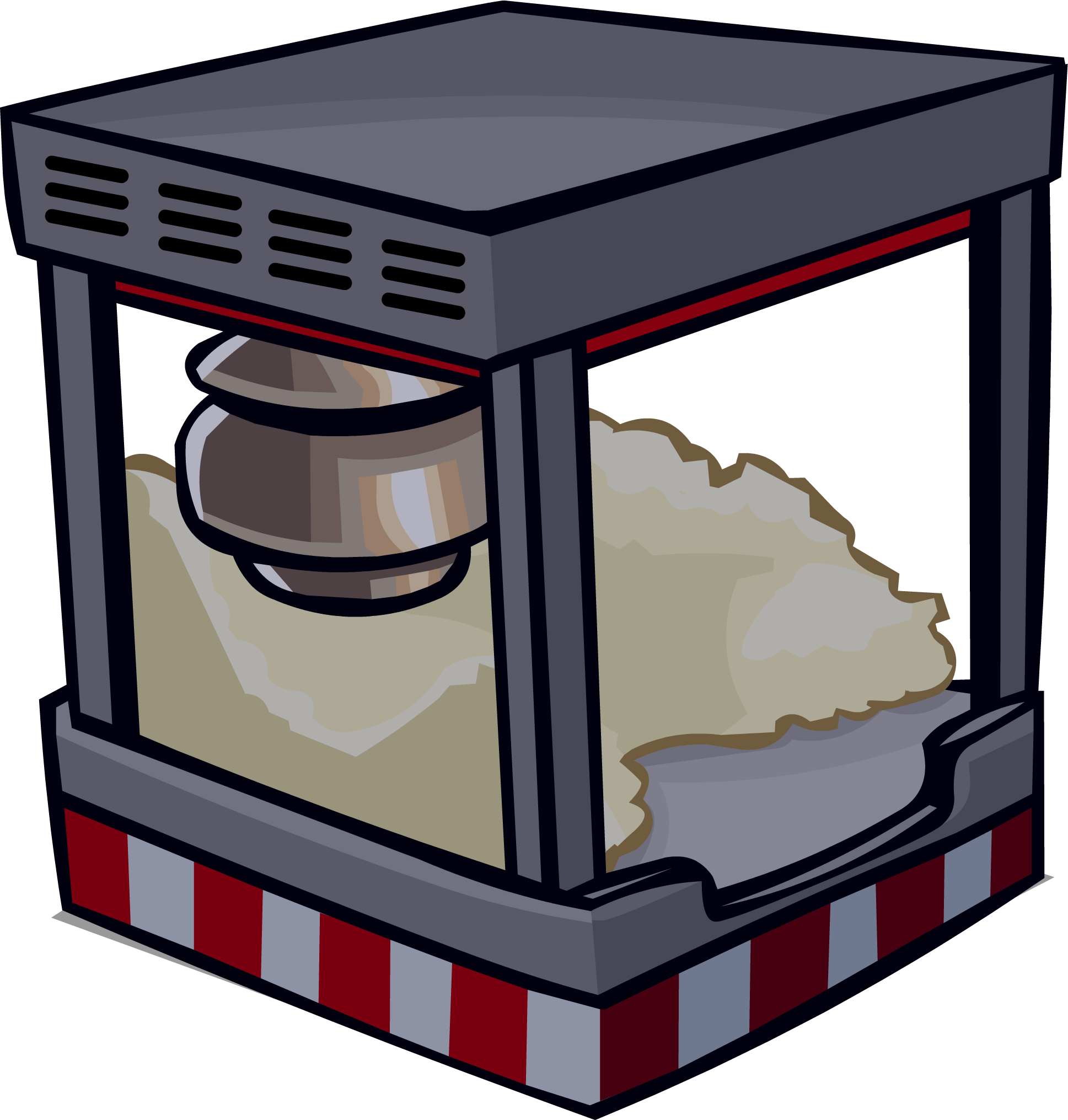 Download Popcorn Machine Sprite 001 - Club Penguin Machine PNG Image with  No Background 