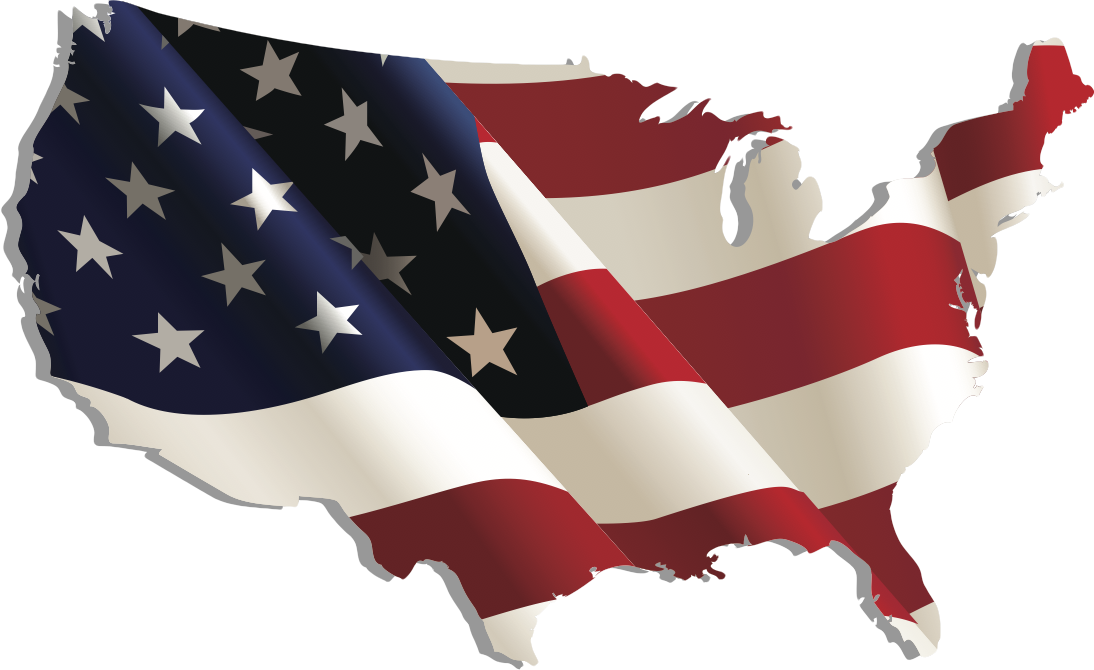 Download Usa Flag Map Png Png Image With No Background Pngkey Com