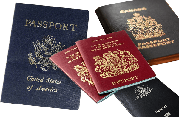 Download Iran Visa Application To Us, Uk And Canada Citizens - Uk Us And Canadian  Passport PNG Image with No Background 