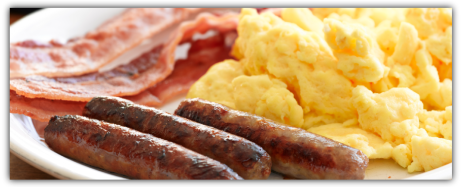 Download Breakfast Sausage Png Eggs Sausage And Bacon Png Image With No Background Pngkey Com