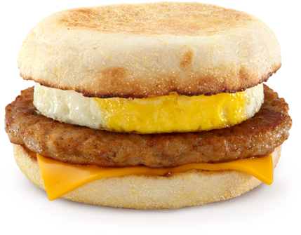 Download Mcdonalds Sausage Mcmuffin With Egg - Sausage Mcmuffin With ...