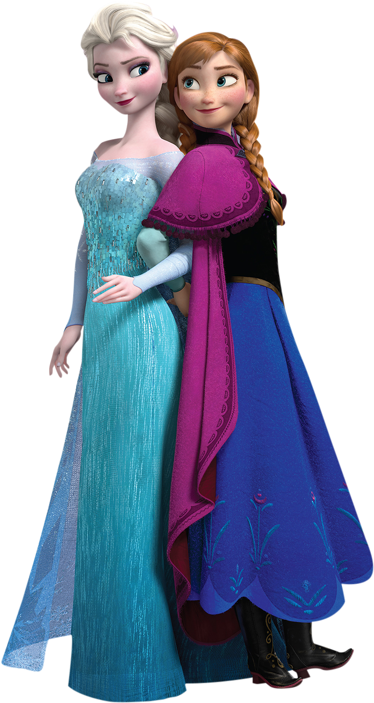 Frozen Disney Anna Elsa01 Frozen Elsa Ja Anna Free Transparent Png