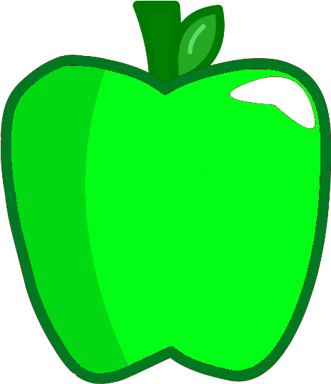 Download Greenapple - Bfdi Apple PNG Image with No Background - PNGkey.com