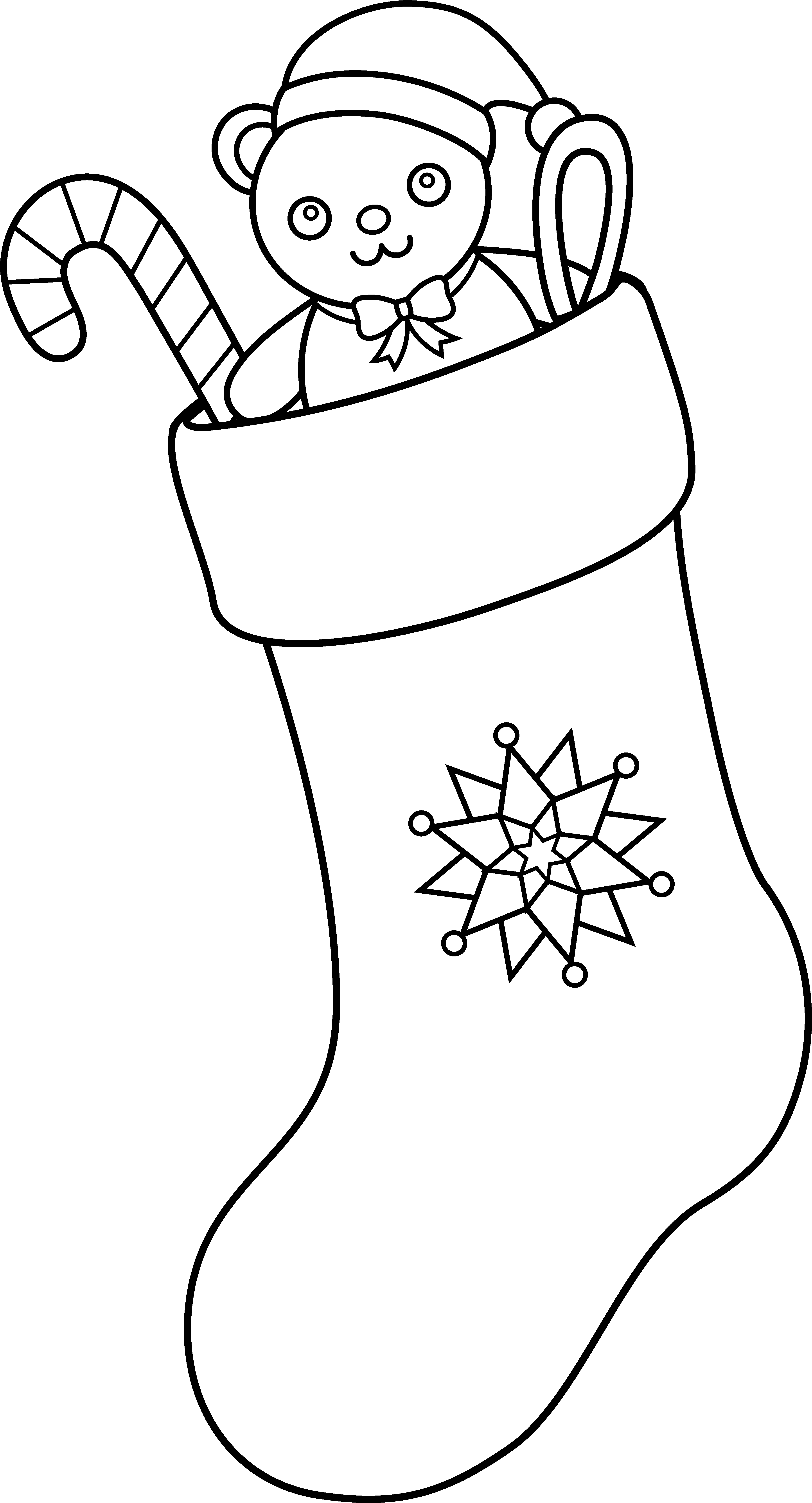 Download Download Svg Free Christmas Stocking Art Free Clip Coloring Christmas Stocking Clipart Black And White Png Png Image With No Background Pngkey Com