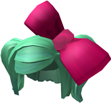 Download Green Hair With Oversized Bow Roblox Green Hair Png Image With No Background Pngkey Com - roblox bow