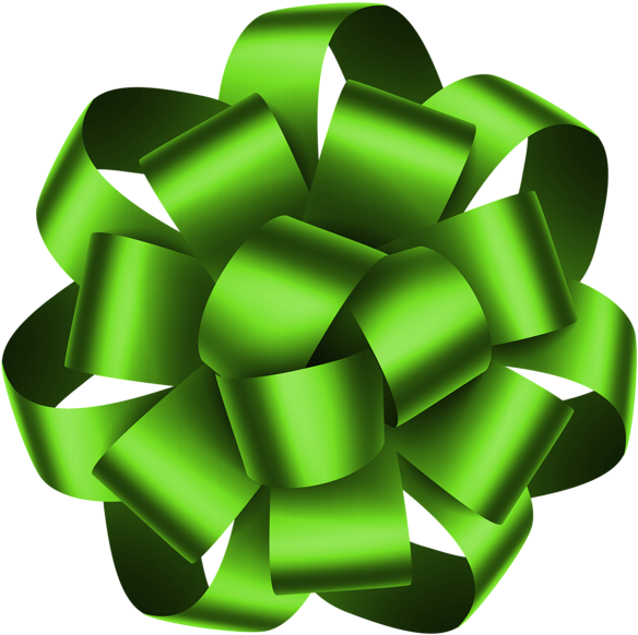 Green Deco Bow Transparent Png Clip Art Image Marcos Con Forma De